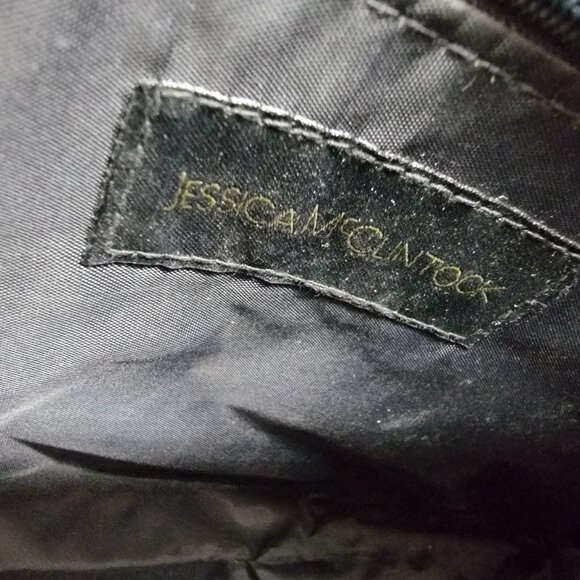 Jessica McClintock Bag Colorful Chevron Pattern Clutch Night Out Party Chain EUC - Picture 4 of 7